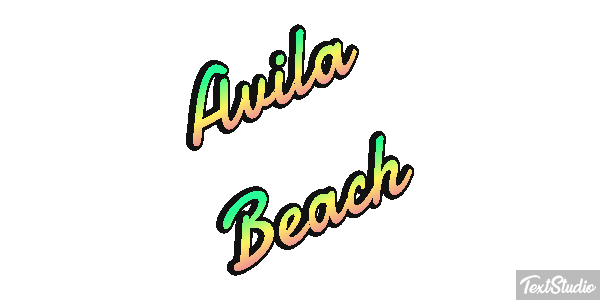 Avila Beach Effetto testo