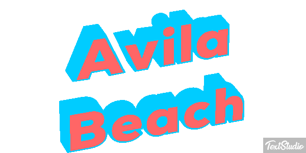 Avila Beach Effetto testo