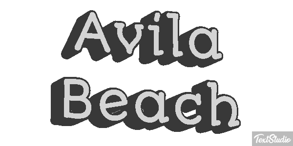 Avila Beach Effetto testo