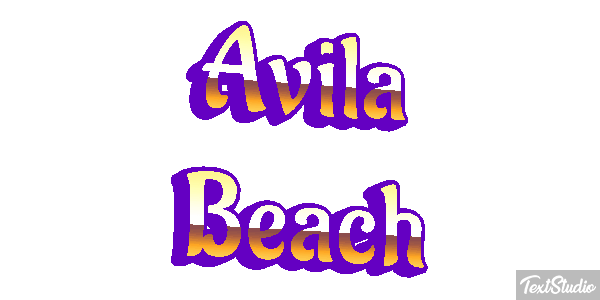 Avila Beach Effetto testo