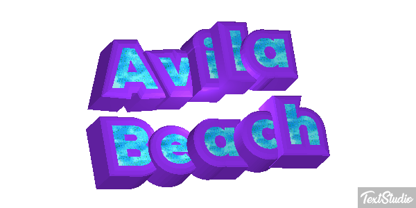 Avila Beach Effetto testo