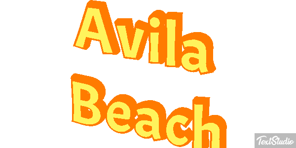 Avila Beach Effetto testo