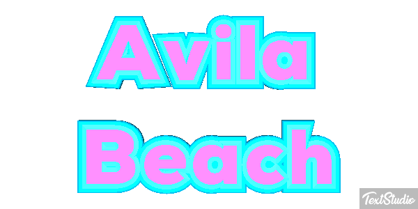 Avila Beach Effetto testo