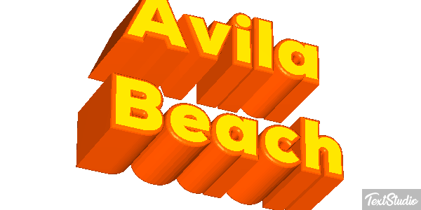 Avila Beach Effetto testo