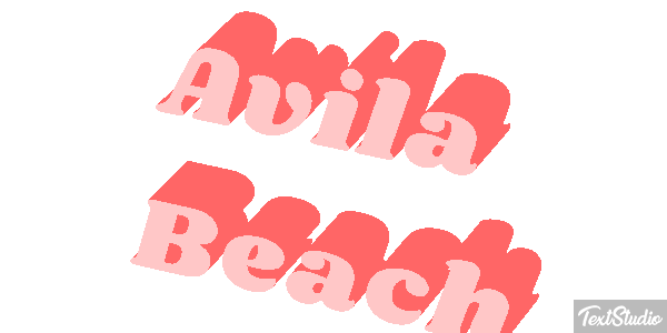 Avila Beach Effetto testo