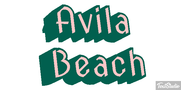 Avila Beach Effetto testo
