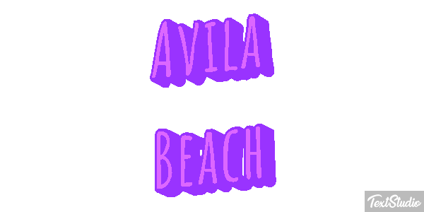 Avila Beach Effetto testo