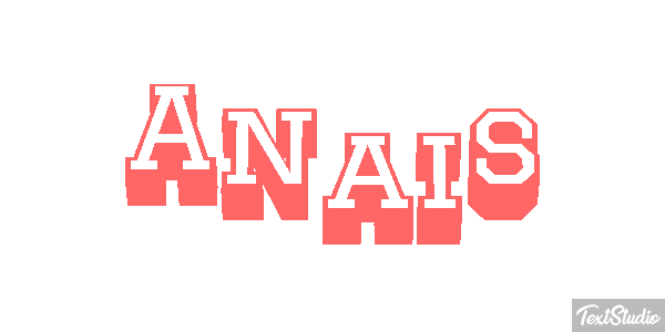 Anais Text effect