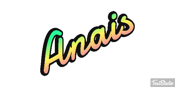 Anais Text effect