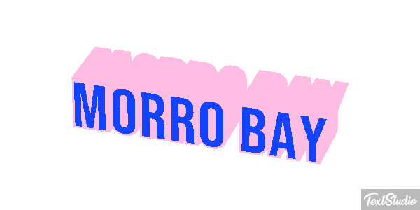 Morro Bay Effetto testo