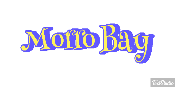 Morro Bay Effetto testo