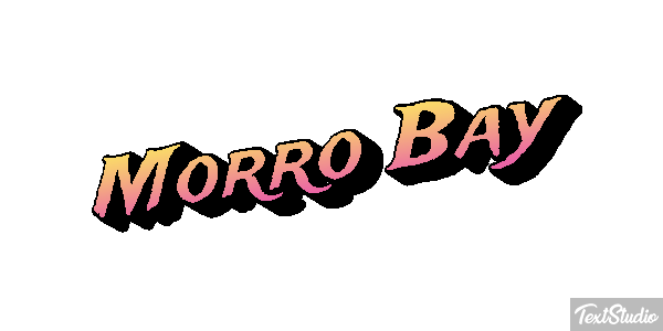 Morro Bay Effetto testo