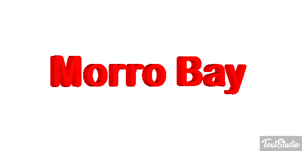 Morro Bay Effetto testo