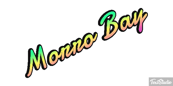 Morro Bay Effetto testo