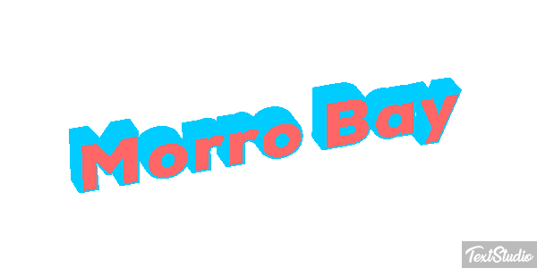 Morro Bay Effetto testo