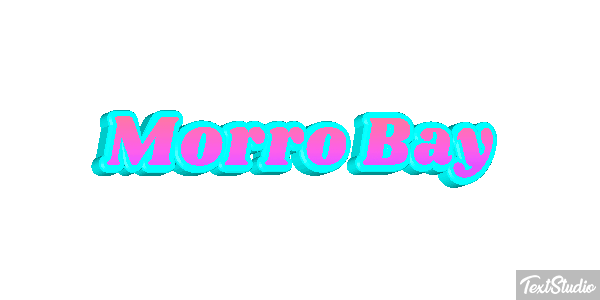 Morro Bay Effetto testo