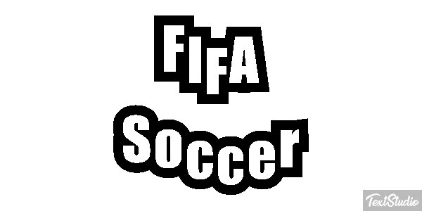 FIFA Soccer Effet de texte