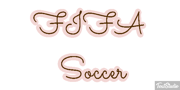 FIFA Soccer Effet de texte