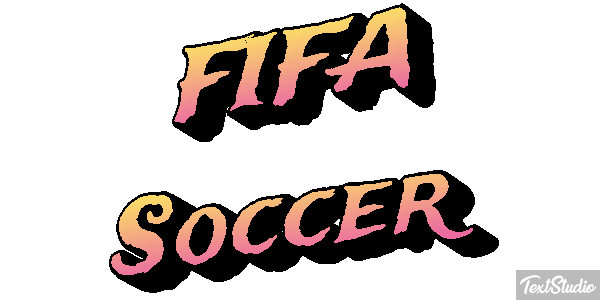 FIFA Soccer Effet de texte