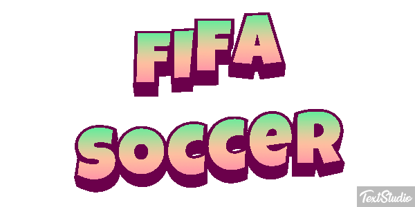 FIFA Soccer Effet de texte