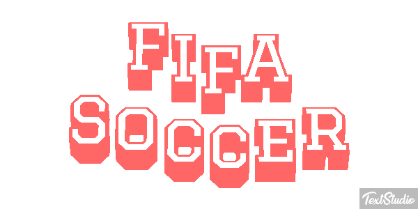 FIFA Soccer Effet de texte