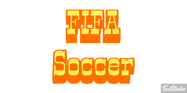 FIFA Soccer Effet de texte