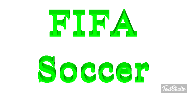 FIFA Soccer Effet de texte