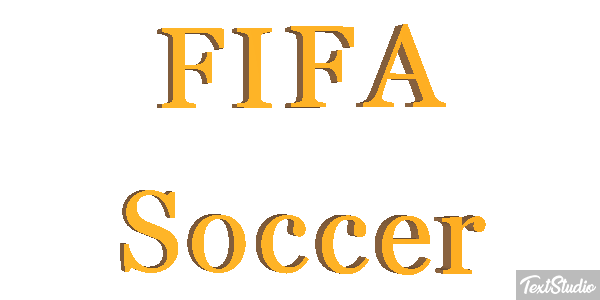 FIFA Soccer Effet de texte