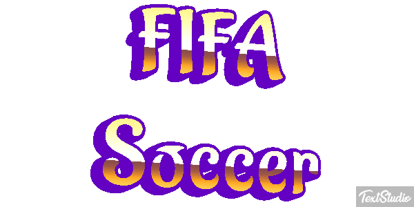 FIFA Soccer Effet de texte