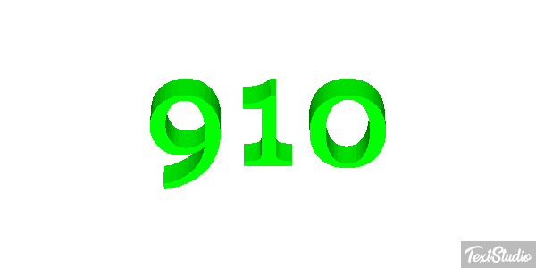 910 Effetto testo
