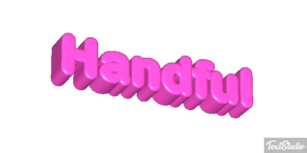 Handful Efeito do texto