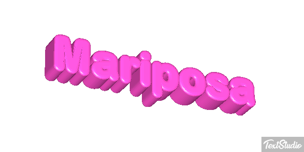 Mariposa Efecto de texto