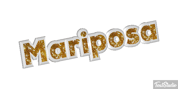 Mariposa Efecto de texto
