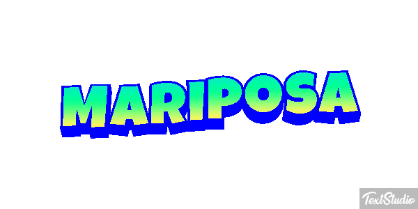 Mariposa Efecto de texto