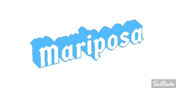 Mariposa Efecto de texto