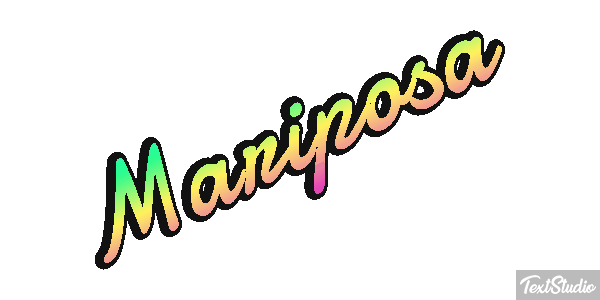 Mariposa Efecto de texto