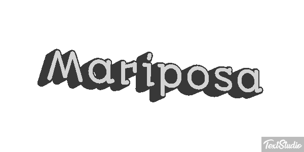 Mariposa Efecto de texto