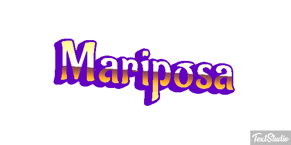 Mariposa Efecto de texto