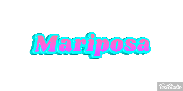 Mariposa Efecto de texto