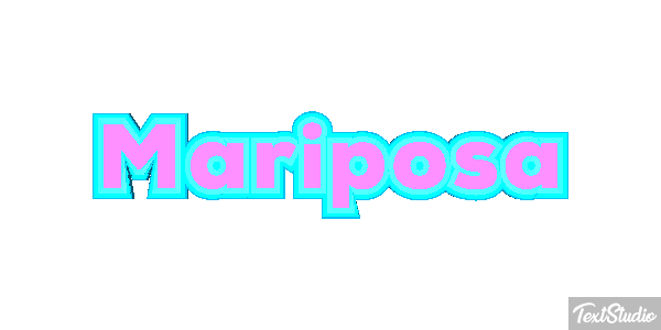 Mariposa Efecto de texto