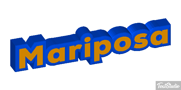Mariposa Efecto de texto