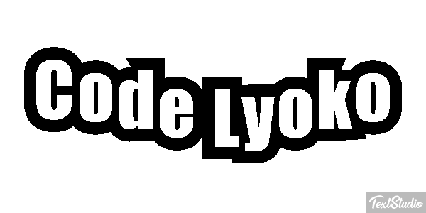 Code Lyoko テキスト効果