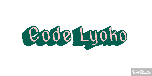 Code Lyoko テキスト効果