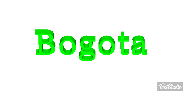 Bogotá Efekt tekstowy