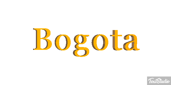 Bogotá Efekt tekstowy