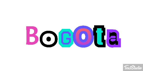 Bogotá Efekt tekstowy