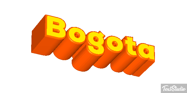 Bogotá Efekt tekstowy