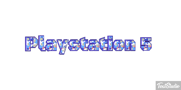 Playstation 5 Efeito do texto