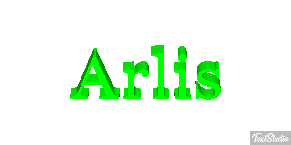 Arlis Texteffekt
