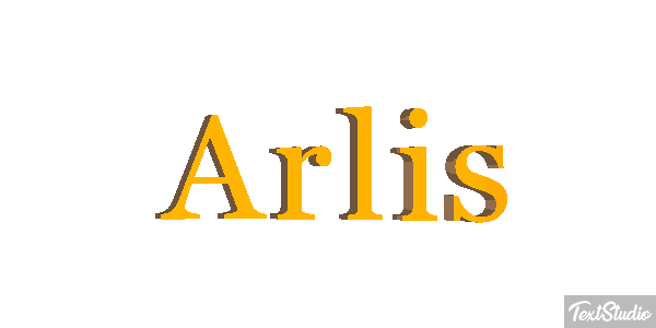 Arlis Texteffekt